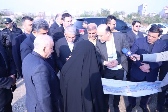 بازدید معاون وزیر راه و شهرسازی از فاز دوم بوستان ملل ساری