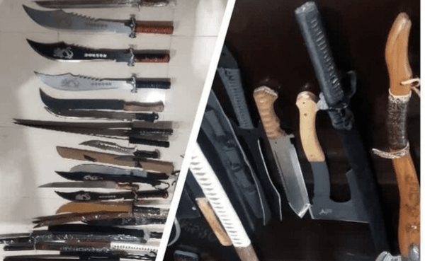 ۸۲ قبضه سلاح سرد در بخش لاریجان مازندران کشف شد