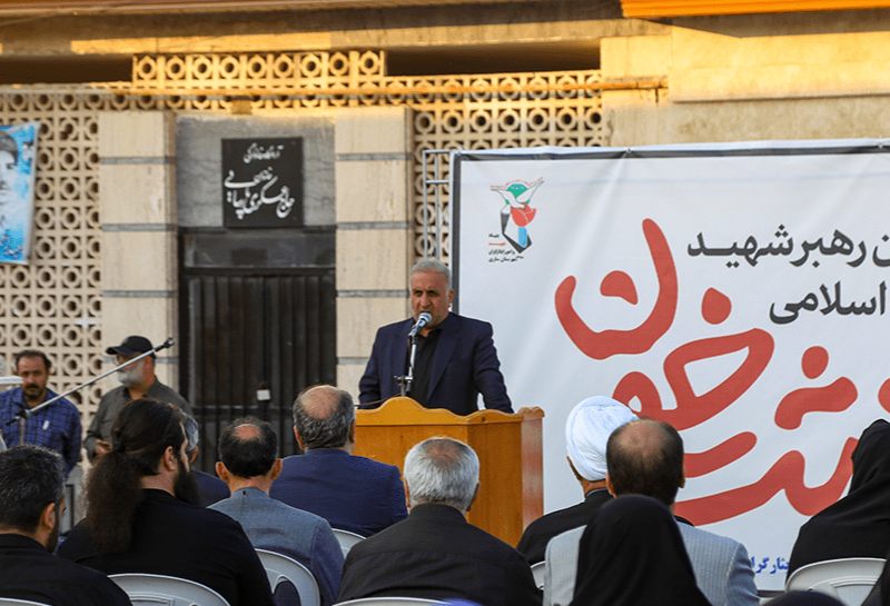 آیین «بعثت خون» در گلزار شهدای ساری برگزار شد