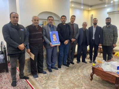 تجلیل مسئولان ورزش ساری از خانواده شهید ورزشکار «نصرالله پور»